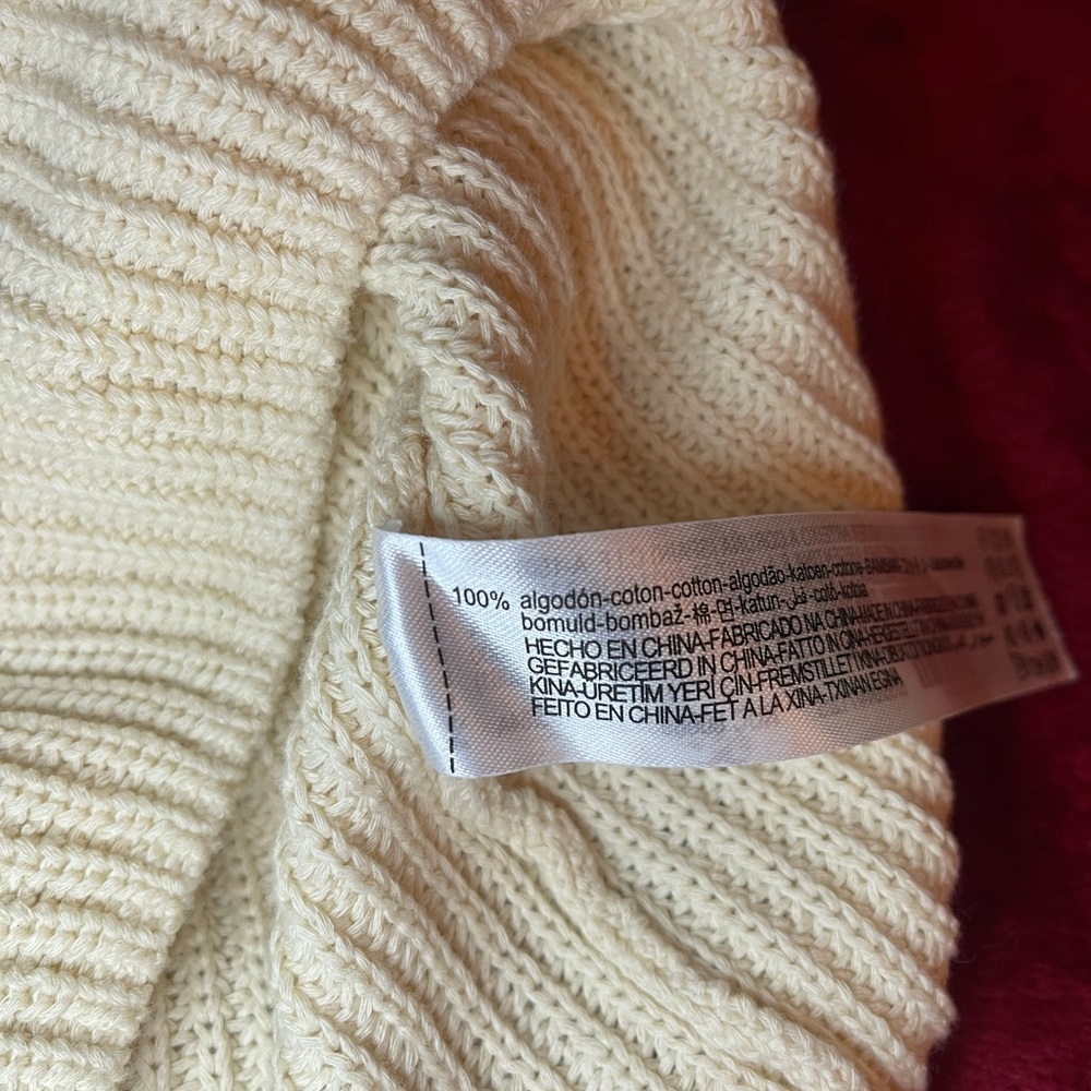 Zara Cream Knit Top - Picture 7 of 7